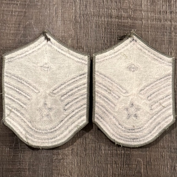 💞 US Military Air Force Large First Sergeant E-7 ABU Rank Patch - Picture 2 of 3